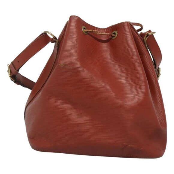 LOUIS VUITTON Epi Petit Noe Shoulder Bag Brown M44103 LV Auth BA3501 - Picture 3 of 16